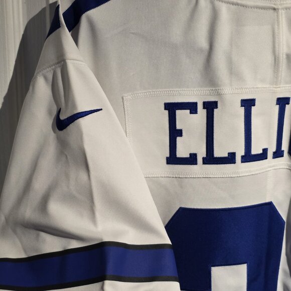 Ezekiel Elliott Dallas Cowboys Nike Team Game Jersey - White Large size XXL - Picture 8 of 8